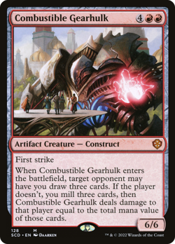 Combustible Gearhulk [Starter Commander Decks] Magic MTG - Image 1