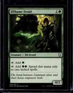 MTG Elfhame Druid Dominaria - Image 1