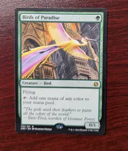MTG Magic the Gathering Birds of Paradise Conspiracy: Take the Crown #176 LP - Image 1