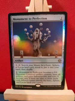 Monument to Perfection FOIL - Phyrexia: All will be One - Rare - NM - MTG - Image 1