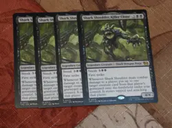 MTG Shark Shredder, Killer Clone x4 Rare Teenage Mutant Ninja Turtles NM Low S&H - Image 1