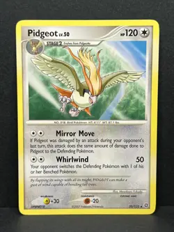 Pokemon TCG Pidgeot 35/132 Secret Wonders Regular Non-Holo - LP - Image 1