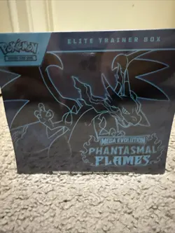 Pokemon TCG Mega Evolution Phantasmal Flames Elite Trainer Box ETB - Image 1