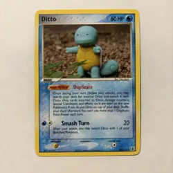 Pokemon TCG Ditto (Squirtle) 40/113 Delta Species NON HOLO MP - Image 1
