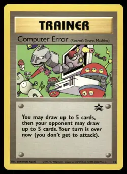 Pokemon Cards Computer Error 16 Wizards Black Star Promos Promo *eBay Live* - Image 1