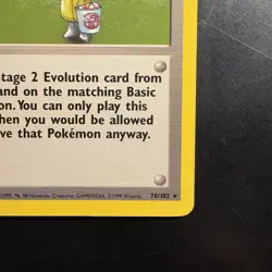 Vintage Non-Holo Rare Pokemon Breeder 76/102 Base Set WotC 1999 - Image 4