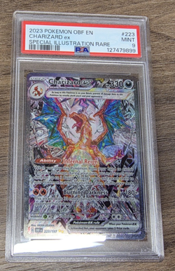 Charizard ex 223/197 PSA 9 - Pokemon - MINT - Obsidian Flames - Image 1