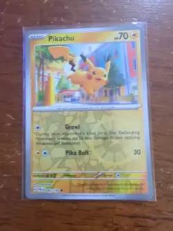Pokemon TCG Pikachu 062/193 Scarlet & Violet: Paldea Evolved Reverse Holo NM - Image 1