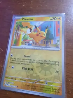 Pokemon TCG Pikachu 062/193 Scarlet & Violet: Paldea Evolved Reverse Holo NM - Image 2