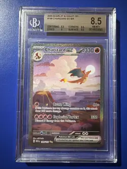 Pokemon TCG Charizard EX 199/165 Scarlet & Violet 151 Special Illustration Rare - Image 1
