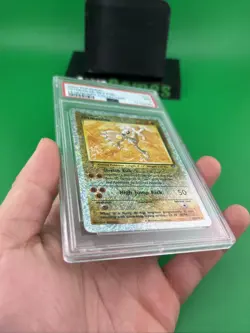 2002 Pokemon Legendary Collection Hitmonlee Reverse Foil #13 PSA 7 - Image 3