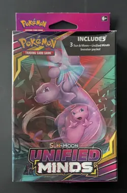 POKEMON Sun and Moon UNIFIED MINDS 3 Booster Pack Hanger Box - Sealed - Image 1