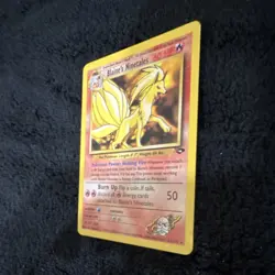 Pokemon Blaine's Ninetales Gym Challenge 2/132 HP60 Rare Wizards of the Coast - Image 2