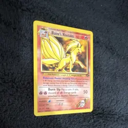 Pokemon Blaine's Ninetales Gym Challenge 2/132 HP60 Rare Wizards of the Coast - Image 3