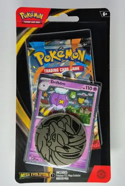 Pokemon TCG Mega Evolution Drifblim Checklane Blister-New&Sealed-Fast Dispatch - Image 1