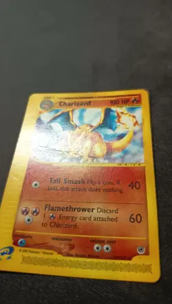 Carta Pokemon Charizard 39/165 No Holo Expedition ENG No Lugia - Image 2