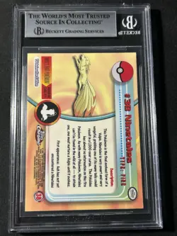2000 Topps Chrome Pokemon Series 1 #38 Ninetales holo - Image 2