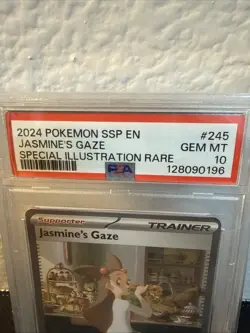 Jasmine's Gaze 245/191 Speacial Illustration Rare Pokemon Surging Sparks PSA 10 - Image 4