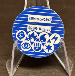 Pokemon TCG Coin Token Purple Glitter ©2000 Wizards Nintendo CR GF Vintage Flip - Image 2