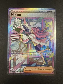 NM Pokemon: Miriam Special Illustration Rare SIR Full Art Holo 251/198 - Image 2