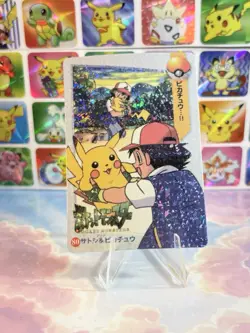 Pokemon Holo Pikachu Vintage Pocket Monsters Laundrymat Vending Machine Sticker - Image 3