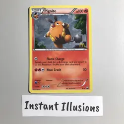 Pokemon Pignite LP - Mcdonalds Promo Holo 4/12 - Image 1