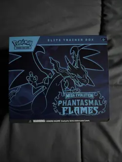 Pokemon Mega Evolution - Phantasmal Flames Elite Trainer Box + PROMO *NO PACKS* - Image 1