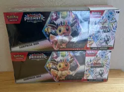 Pokemon Prismatic Evolutions Surprise Box And Booster Bundle - Sealed - Image 1