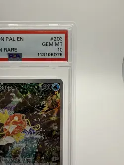 2023 Pokemon SV Paldea Evolved Magikarp Illustration Rare #203 PSA 10 - Image 4
