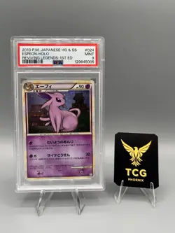 Pokemon Espeon Holo: HG&SS Reviving Legends 1st Edition JPN 24/80 PSA 9 (Mint) - Image 1