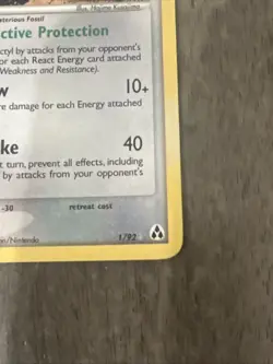 Aerodactyl Reverse Foil Pokemon EX Legend Maker #1 2006 - Image 4