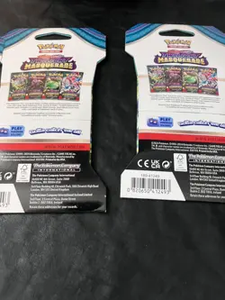Pokemon Scarlet & Violet Twilight Masquerade Sleeved Booster Pack Lot Of 4 - Image 2
