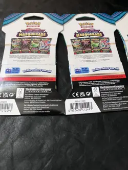 Pokemon Scarlet & Violet Twilight Masquerade Sleeved Booster Pack Lot Of 4 - Image 3