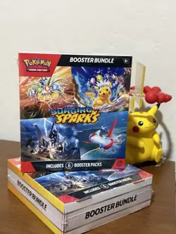Pokemon Surging Sparks Booster Bundle Factory Sealed 6 Packs - Image 1