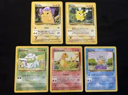 pokemon vintage Starters Lot Pikachu Charmander Squirtle Bulbasaur - Image 1