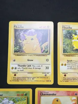 pokemon vintage Starters Lot Pikachu Charmander Squirtle Bulbasaur - Image 2