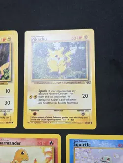 pokemon vintage Starters Lot Pikachu Charmander Squirtle Bulbasaur - Image 3