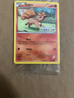 Pokemon TCG Vulpix Build-A-Bear Workshop Promo 20/160 SEALED MINT - Image 4