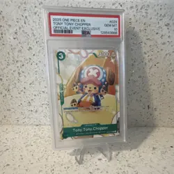Tony Tony Chopper OP09-029 One Piece Promo 2025 Event Exclusive PSA 10 - Image 1