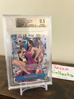 BGS 9.5 Boa Hancock Manga Rare OP07-051 English One Piece TCG Gem Mint - Image 3