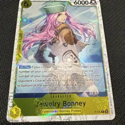 Jewelry Bonney P-085 Promo - One Piece TCG English PRB02 Pirate Foil Pizza Holo - Image 3