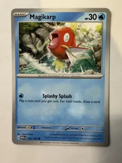 Magikarp SV: Scarlet & Violet 151 129/165 NM English Pokemon Card - Image 1