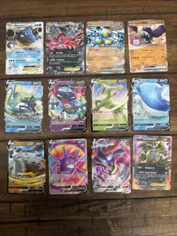 Pokemon- TCG Trading Cards EX, V, Vmax MP-HP Lot Of 12 636996769739 - Image 1