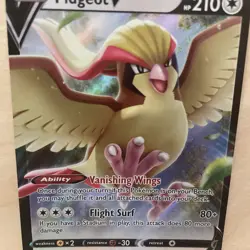 Pokemon Card TCG Lost Origin SWSH PIDGEOT V 137/196 Holo Rare ⭐99p Start⭐ NM - Image 4