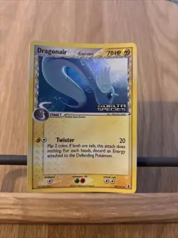 POKEMON EX DELTA SPECIES REVERSE HOLO STAMPED DRAGONAIR UNCOMMON CARD 42/113 - Image 1