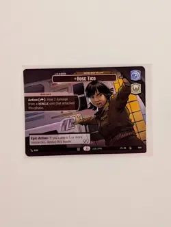 Rose Tico Saving What We Love Showcase #1000 Star Wars Unlimited Foil Card - Image 2