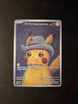 Pokemon Card - Pikachu with Grey Felt Hat - SVP 085 - Black Star Promo Karte - Image 1