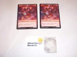 2 Magic The Gathering Commander Official 2/2 Imp Token Cards COOL - Image 1