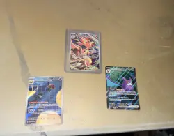 Pokemon TCG Full Art Holo Lot Orbeetle Crobat 3 Cards Team Rocket - Image 1