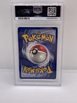 1999 POKEMON CARD GAME SHADOWLESS #6 GYARADOS-HOLO PSA 1 - Image 3